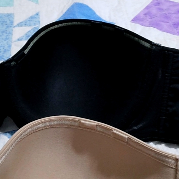 2 NEW NEVER BEEN WORN LANE BRYANT CACIQUE STRAPLESS BRAS SIZE 42C - Picture 6 of 11